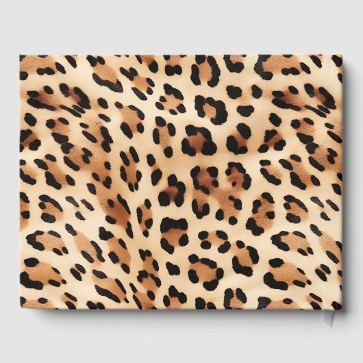 Cream Leopard Gästebuch (Rückseite)