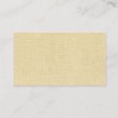 Cream Linen Blue Palm Trees Hochzeiten Platzkarten (Rückseite)