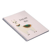 Cream Llama Notizblock (Rechte Seite)