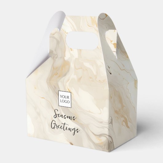 Cream-Logo-Text-Promotiongeschäftsverpackung Geschenkschachtel (Vorderseite)