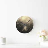Cream Marble Runde Wanduhr (Zuhause)
