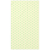 Cream Mint Green Polka Dots Tischdecke (Vorderseite)