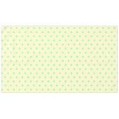 Cream Mint Green Polka Dots Tischdecke (Vorderseite (Horizontal))