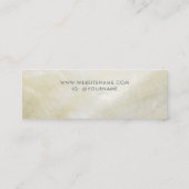 Cream Mother of Pearl Display Earring Mini Visitenkarte (Rückseite)