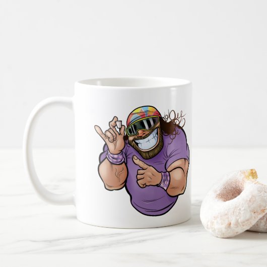 Cream of the Crop Pro Wrestler Kaffeetasse (Mit Donut)