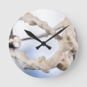 cream on a blender Macro Runde Wanduhr