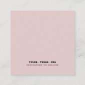 Cream Oriental Palace, Save the Date Begleitkarte (Rückseite)