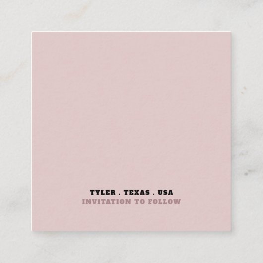 Cream Oriental Palace, Save the Date Begleitkarte (Rückseite)