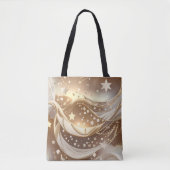 Cream Pale Gold Moon Timeless Elegance Tasche (Vorderseite)