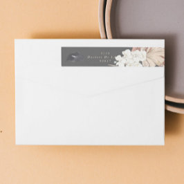 Cream Pampas Grass Floral Jungle Charcoal Wedding