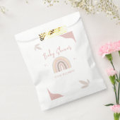 Cream Pastel Einfache Minimalistische Babydusche Geschenktütchen (Versiegelt)