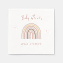 Cream Pastel Einfache Minimalistische Babydusche