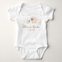 Cream Pastel Illustrative Baby Dusche