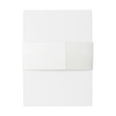 Cream Peony Wedding Einladung Bly Bands Einladungsbanderole (Rückseitenbeispiel)