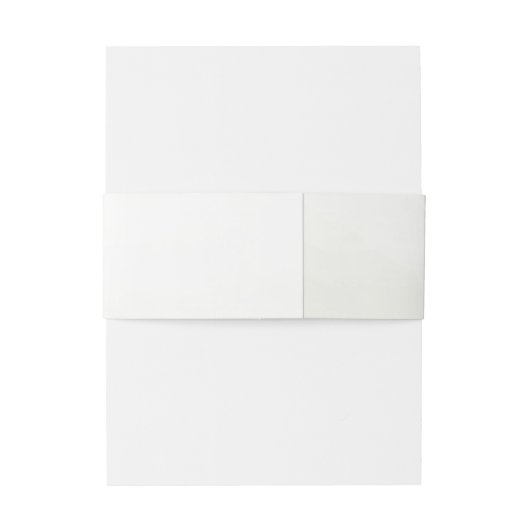 Cream Peony Wedding Einladung Bly Bands Einladungsbanderole (Rückseitenbeispiel)