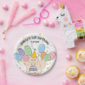 Cream Persian Cat Birthday Party Paper Teller (Party)