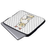 Cream Point Birman / Ragdoll Niedlich Cat & Paws Laptopschutzhülle (Vorne Knopf)