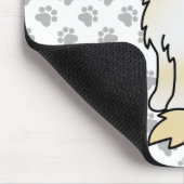 Cream Point Birman / Ragdoll Niedlich Cat & Paws Mousepad (Ecke)