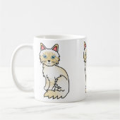 Cream Point Tabby Birman / Ragdoll Cat Kaffeetasse (Links)