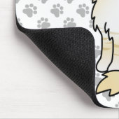 Cream Point Tabby Birman/Ragdoll Niedlich Cat & Pa Mousepad (Ecke)