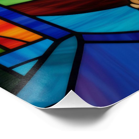 Cream Poodle Poster (Ecke)