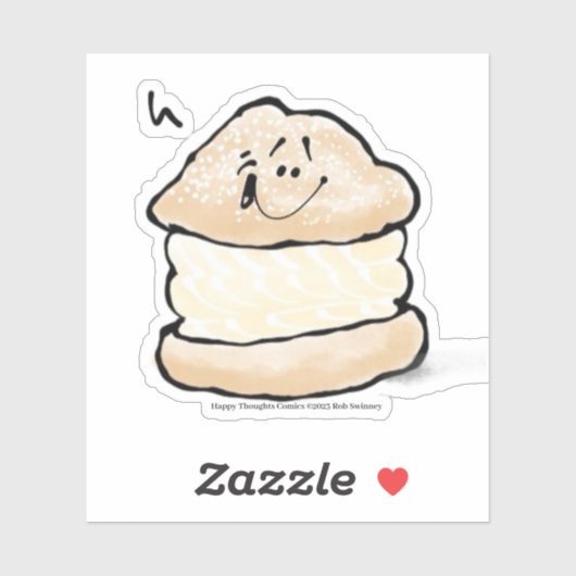 Cream Puff Aufkleber (Blatt)