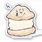 Cream Puff Aufkleber (Vorderseite)