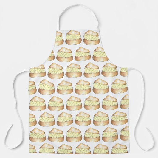 Cream Puff Creampuff Choux Bun Schürze (Vorderseite)