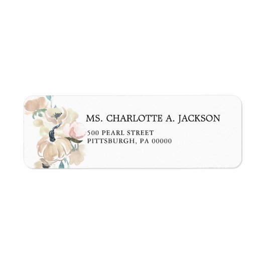 Cream Pumpkin Eucalyptus Fall Chic Wedding Address (Vorne)
