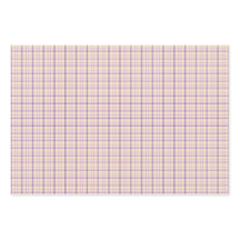 Cream Purple Plaid Classic Pattern Retro