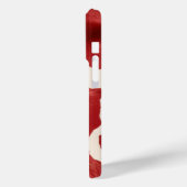 Cream Red Gold Western Cowhide Case-Mate iPhone Hülle (Rückseite / Links)