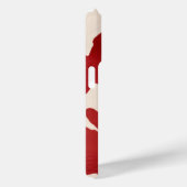 Cream Red Gold Western Cowhide Case-Mate iPhone Hülle (Rückseite / Rechts)