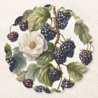 Cream Regal Elegance BlackBerry & Blooms