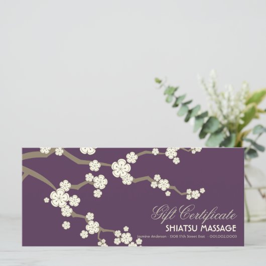 Cream Sakura Kirschblüten Geschenk (Stehend Vorderseite)