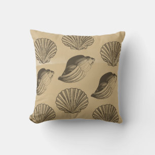 Cream Sand Beach Muscheln Kissen