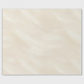 Cream Sand Ivory Beach Wedding Geschenkpapier (Flach)