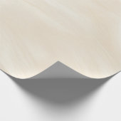 Cream Sand Ivory Beach Wedding Geschenkpapier (Ecke)
