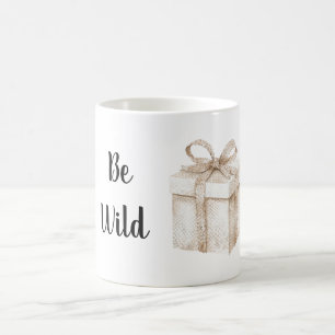 Cream-Schlangendruck-Geschenk Sei wild Verwandlungstasse