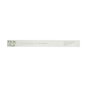 Cream Snowberry+Eucalyptus Hochzeits-Skinny