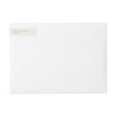 Cream Snowberry+Eucalyptus Wedding Skinny (Vorderseite)