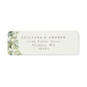 Cream Snowberry+Eukalyptus Rücksendeadresse (Vorne)