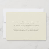 Cream Snowberry + Eukalyptus Weihnachtsgebäck Foto Feiertagskarte (Rückseite)