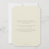 Cream Snowberry+Eukalyptus Weihnachtsgebäck Foto Feiertagskarte (Rückseite)