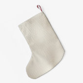 Cream Sparkle Gold Glam Einhornleuchten Kleiner Weihnachtsstrumpf (Rückseite (Hängend))