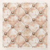 Cream Steampunk Glasuntersetzer (Vorderseite)