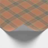 Cream Tartan Wrapping Paper Geschenkpapier (Ecke)