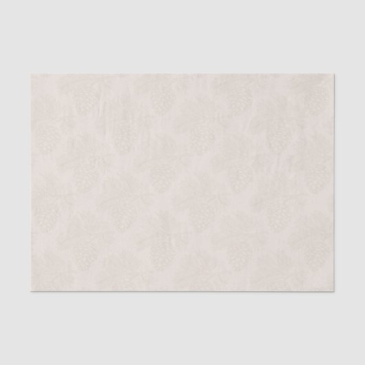 Cream Tissue Gift Wrap Solid Color Seidenpapier (Vorderseite)