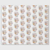 Cream to My Coffee Love Gift Wrapping Paper Geschenkpapier (Flach)