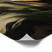 Cream Tulip Blume Art Print Poster (Ecke)