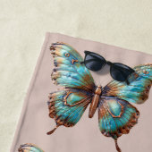 Cream Türkise Blue Butterfells Strandtuch (Beispiel)